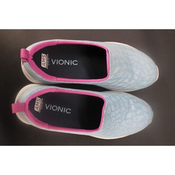 Vionic Women’s 331 Hydra AMS Slip On Comfort Sneakers Blue Size 9.5 Walking - Picture 10 of 11